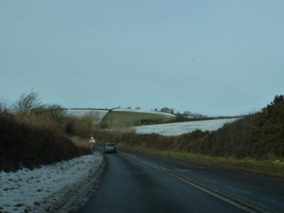 Frogmore road and snow.JPG