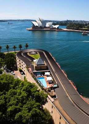 Sydney Opera House with Park Hyatt Hotel in foreground