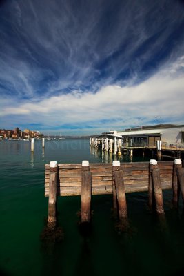 Manly wharf looking towards city