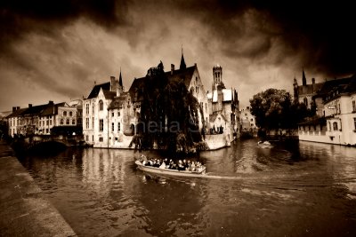 Tourist Boat at Brugge 