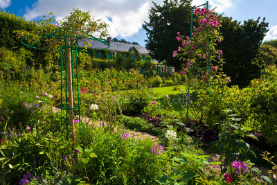 House in Monets Garden, Giverny, France