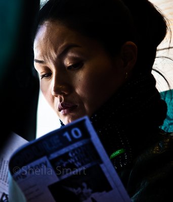 Girl on ferry