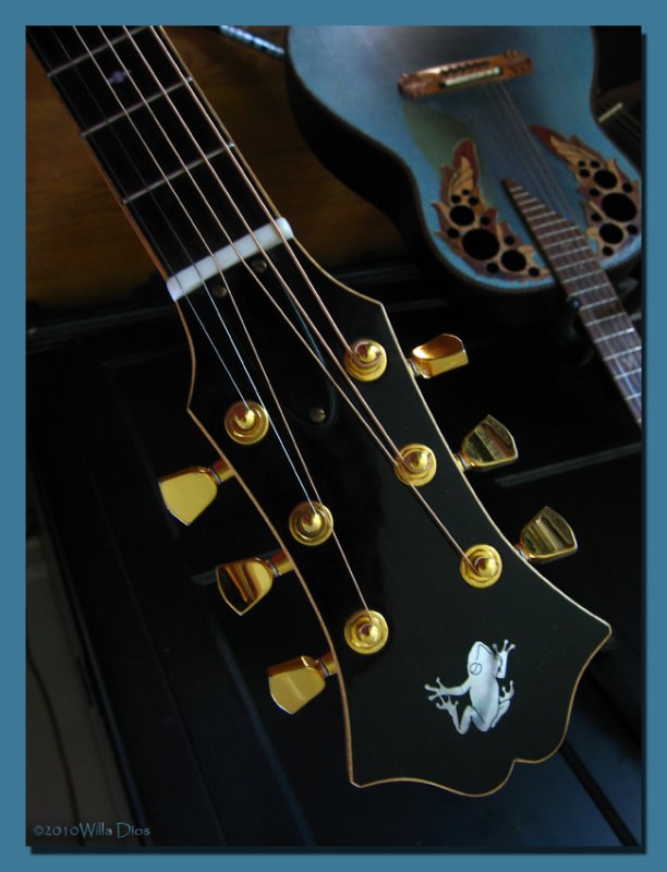 Cloutier Guitar #27 headstock