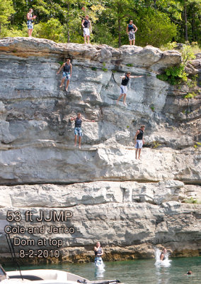 53 foot cliff jump 2010.jpg