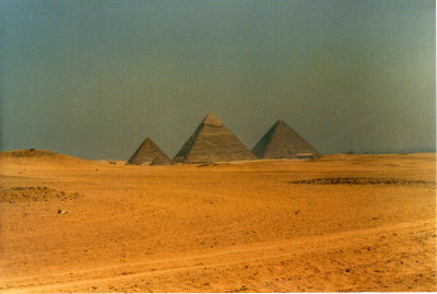 Three pyramids