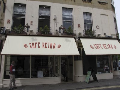 Cafe Retro (R on map)