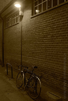 Bicycle Against Wall