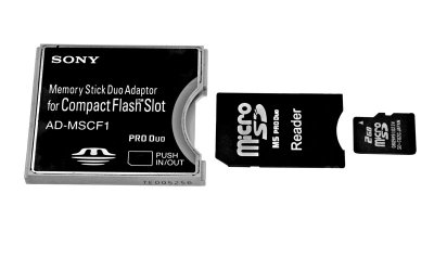 Micro SD adapter  Sony CF adapter 06.jpg