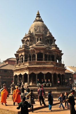 One of the temple structures in Patan.