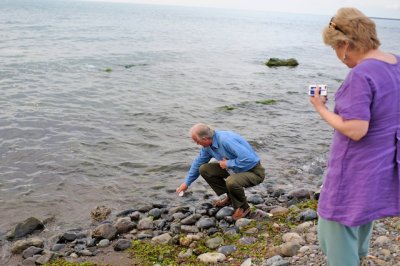 Gathering a water sample from the Black Sea-.jpg