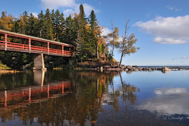 65.12 - Lutsen Bridge Reflection