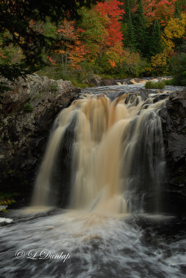 62.1 - Little Manitou Falls, Autumn 2008, Vertical