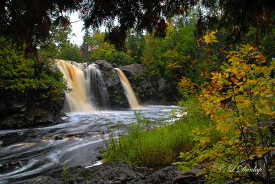 62.5 - Black River, Little Manitou Falls, Autumn