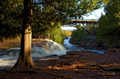 23.4 - Gooseberry:  Upper Falls and Bridge