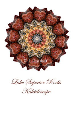 44 - Lake Superior Rocks Kaleidoscope Card