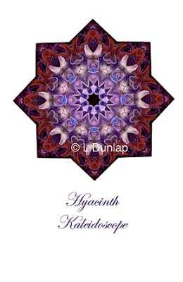 46 - Hyacinth Kaleidoscope Card
