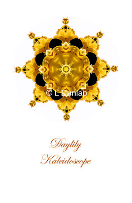 57 - Daylily Kaleidoscope Card