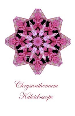59 - Pink Mum Kaleidoscope Card