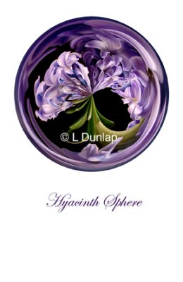 68 - Hyacinth Sphere Card