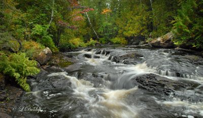 70.3 - Upper Temperance River (Autumn, The Cacades, Wide View)