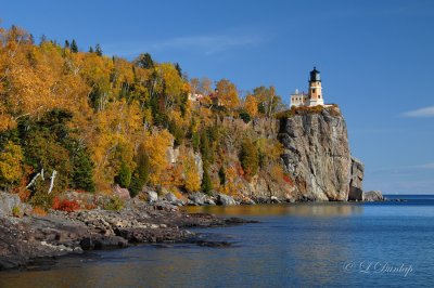 44.3 - Split Rock Lighthouse:  Full Autumn Color