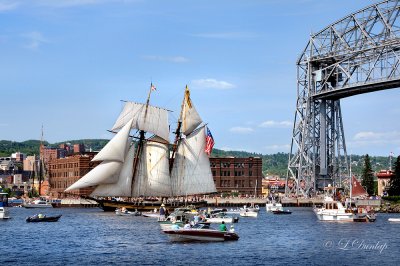 Tall Ships TS16: Pride Of Baltimore II Inside Duluth Harbor