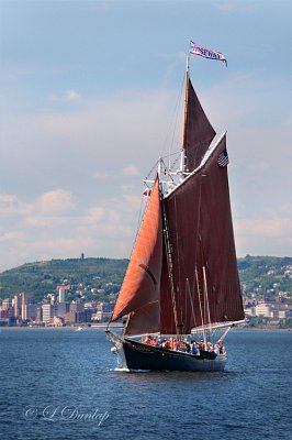 Tall Ships TS9: Schooner Roseway, Vertical, Duluth Shore