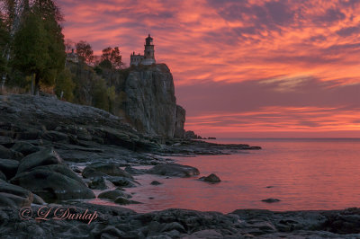 30.44 - Split Rock Lighthouse:  Autumn Dawn 