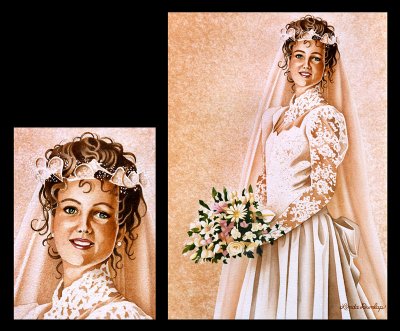 Portrait Of A Bride In Lace