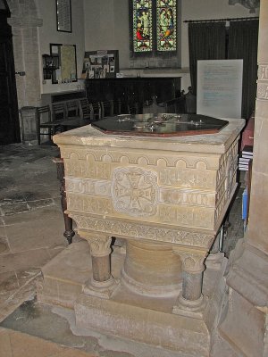 The Font where my anscestors were christened.