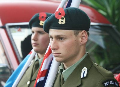 Young Army Service men