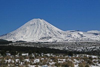 Mount Ngauruhoe ..active volcano.. central North Island.