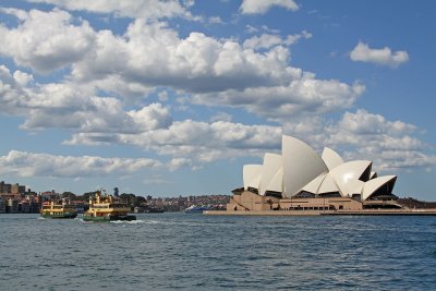 Sydney Opera house and Ferries