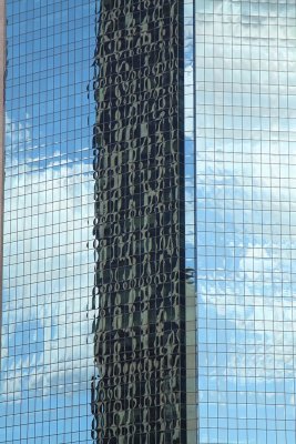 Refelections tall buildings Sydney