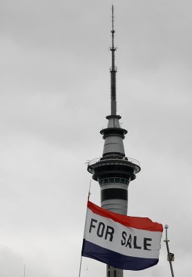 Selling the tower in Auckland