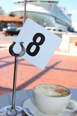 Number 8 ~ My lucky number.. Diamond Princess in the background..