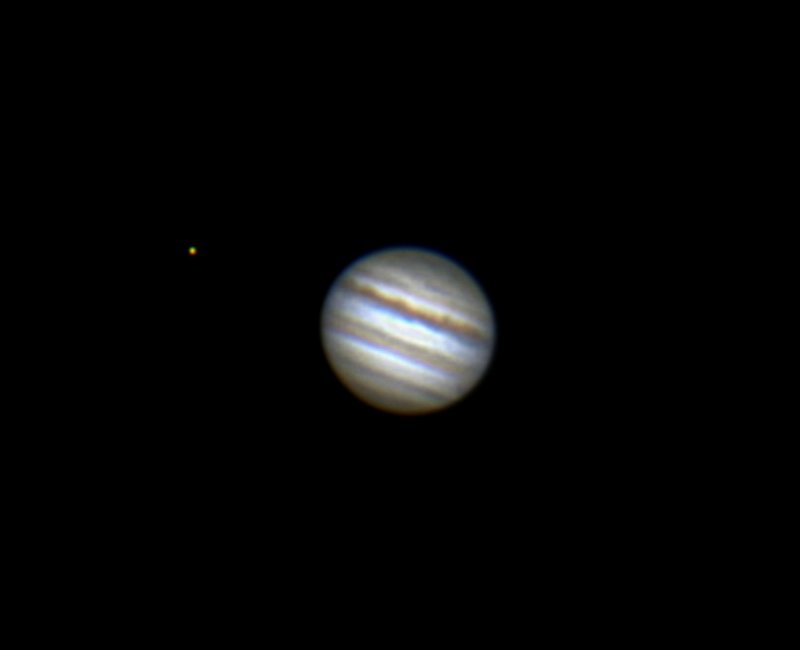 Jupiter & Io (close-up)