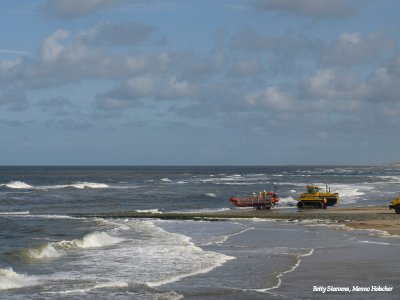 Petten - lancering reddingsboot