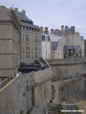 St. Malo - op de muur