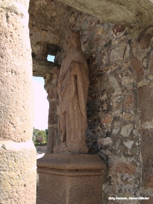 St Guirec - de heilige in zijn kapel op het strand