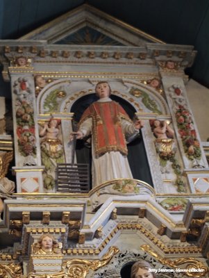 Guimiliau - Laurentius, die werd geroosterd