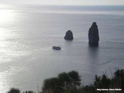 Lipari - rocks off the coast