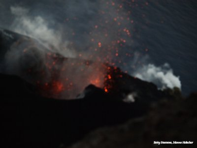 Stromboli - the start of an eruption