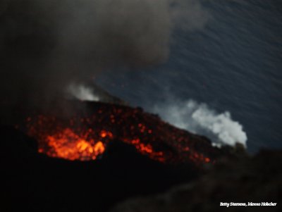 Stromboli - after erupting