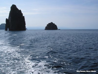 Lipari - rocks off the coast