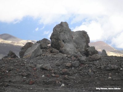 Mount Etna - volcanic bombs