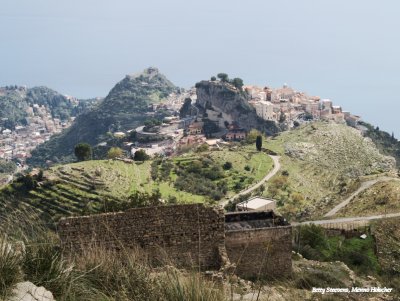 Taormina - seen from the mountains