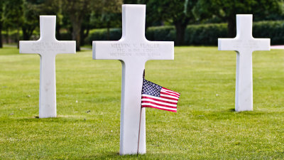 American War Cemetery, Colleville-sur-Mer, Normandy, France