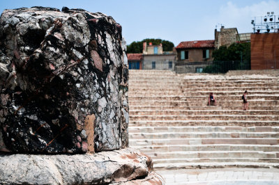 Roman Theatre, Arles, Camargue, Provence, France