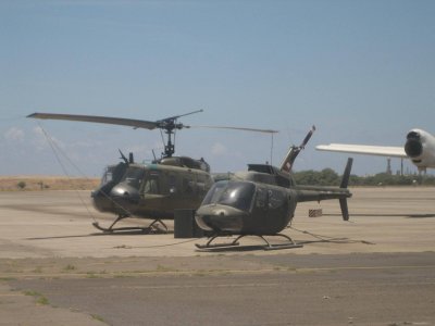UH-1H and OH-58